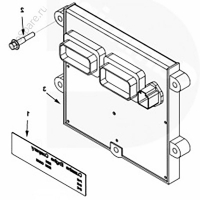 Гайка ступицы передней М44*2мм ключ 75 FAW