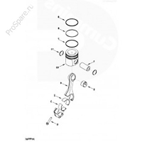 Кольцо поршневое STD маслосъёмное ISBe, ISDe (4932801)