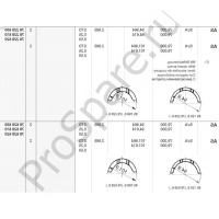 Упорные вкладыши 912/913 +0.50mm (PPD-032102-02)