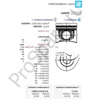 Колодка тормозная стояночного тормоза передняя (левая) ISUZU UBS-LHD(98 - 02) "ISUZU"